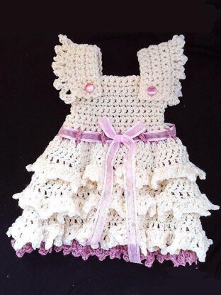 776 BABY GIRL RUFFLED DRESS