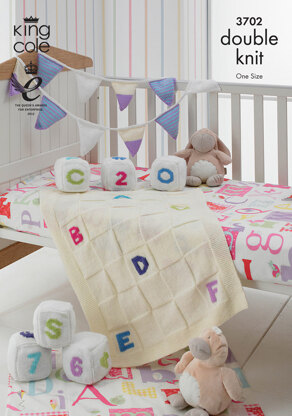 Blocks, Bunting and Blanket in King Cole DK - 3702