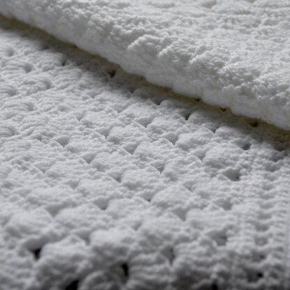 White Lace Baby Blanket