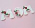 Crochet Letters. Mom / Mum applique. Floral Embellishment. Mother's Day