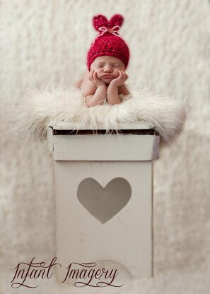 Little Sweet Heart Hat Crochet Pattern