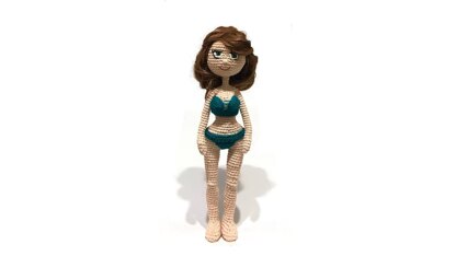 Crochet Doll Amigurumi . Sofy Base Body Doll