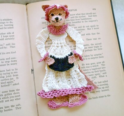 Wolf in Grandma's clothing decoration or bookmark