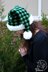 Holiday Plaid Santa Hat