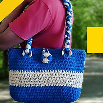 Big Purse Bag Crochet pattern by Littlejohn's Yarn