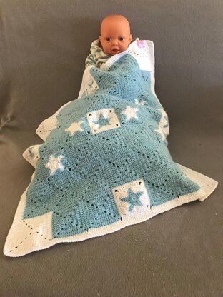 Baby blanket stars in the sky