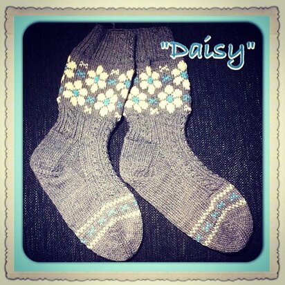 Daisy Sokk - knitting pattern