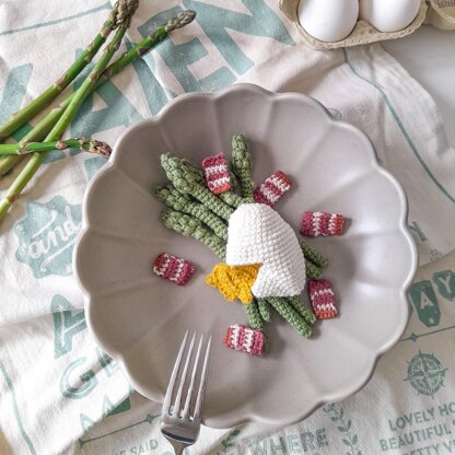 My Crochet Kitchen: Poached Eggs
