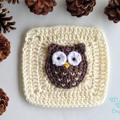 Woodland Owl Granny Square