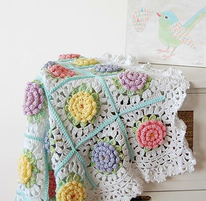 Victorian Flower Blanket