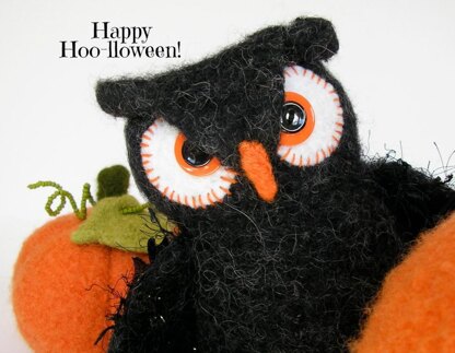 Felted Woolly Owl