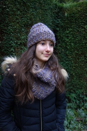 Tradescantia Hat and Cowl