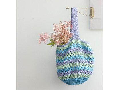 Granny Square Tote Market Bag