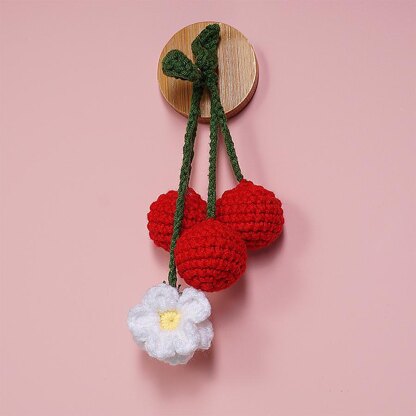 Cherry Daisy Car Hanging
