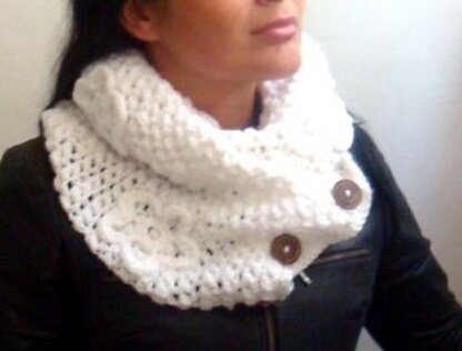 Button Up Crochet Scarf