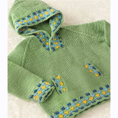 Valley Yarns 274 Candy Spot Child's Hoodie PDF