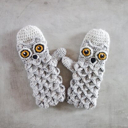 002-Owl mittens