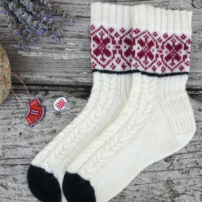 Bald Soprano socks - knitting pattern
