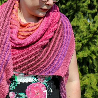 Dreaming of a Sunset Shawl