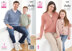 Cardigan and Sweater Knitted in King Cole Big Value Chunky - P6280