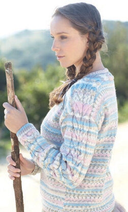 Ladies Sweater in Sirdar Crofter DK - 7164 - Downloadable PDF