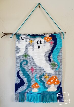 Ghosts of the Blue Lagoon Wall Hanging