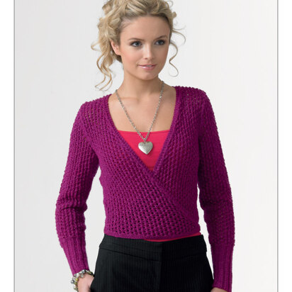 Ladies' Sweater in James C. Brett Twinkle DK - JB106