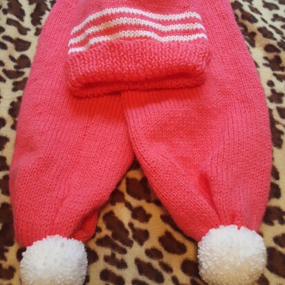 Shelley's Winter Hat and Scarf Set - knitting pattern