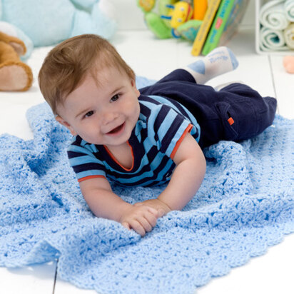 Baby Comfort Blanket in Red Heart Comfort - LW4488EN