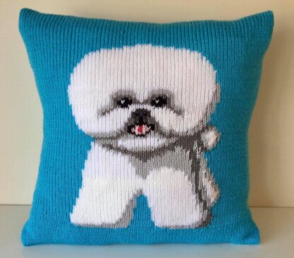 Bichon Frise Cushion Cover