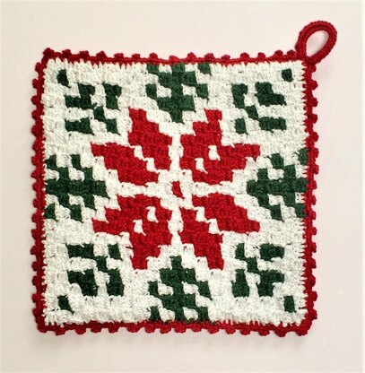 Potholder Christmas Star