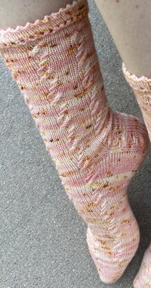 Solomonic Columns Socks