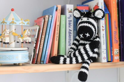 Thandi the Zebra curtain tie back