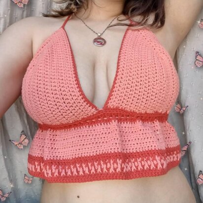 Zaina crochet top aesthetic