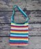 Textured and Striped Market Bag