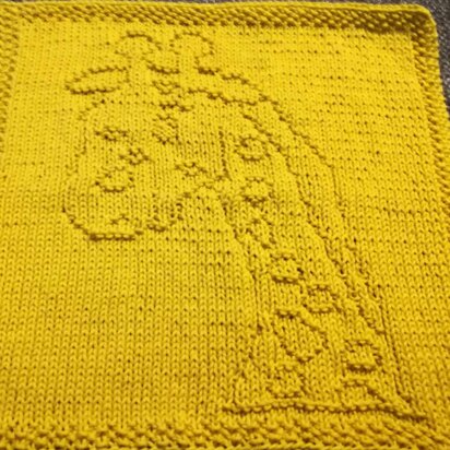 Giraf Karklud - Giraffe dishcloth