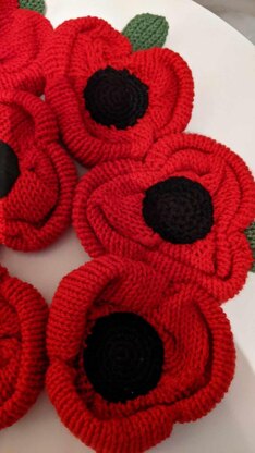 Large Yarn Bombing Poppy