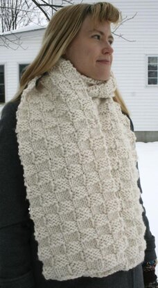 BasketWeave Knit Scarf