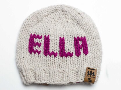 Name Toque Hat Personalized