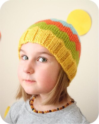 The Citron Chevron Hat