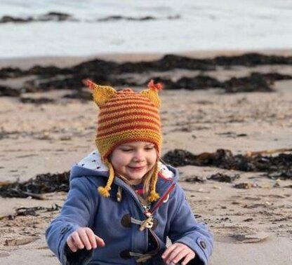 Cat, Fox, and Dinosaur Hats