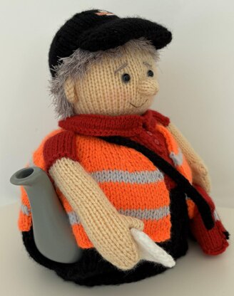 Postman Pete tea cosy