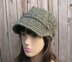 Crochet newsboy hat