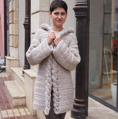 Very Winter hooded cardigan