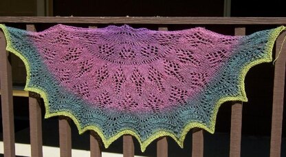 Hint of Spring shawlette