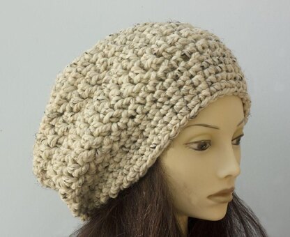 Bulky Slouchy Beanie Crochet pattern by Judith Stalus LoveCrafts