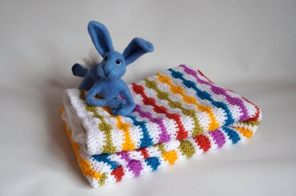 Brody Baby Blanket US Crochet Terms
