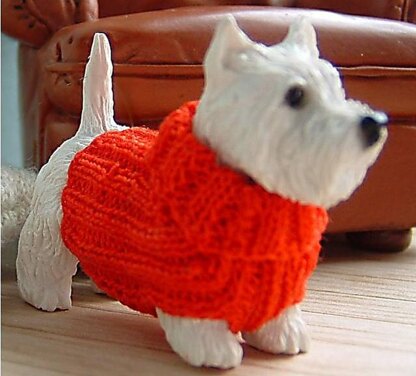 1:12th scale dog jumper and cushion
