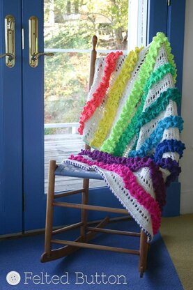 Ruffled Ribbons Blanket & Mat