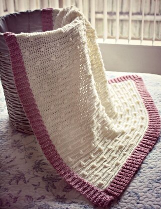 Knit-Look Bobble Blanket
